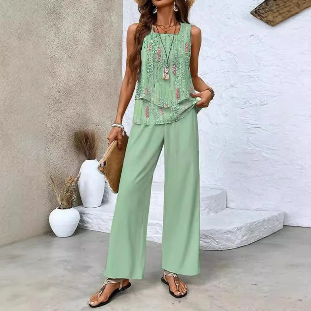 KATHERINE | LIGHT & ELEGANT TWO-PIECE SUMMER SUIT