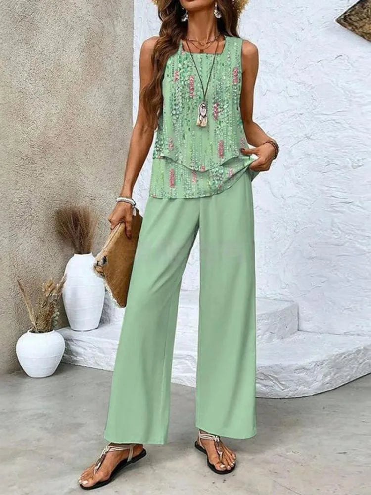 KATHERINE | LIGHT & ELEGANT TWO-PIECE SUMMER SUIT