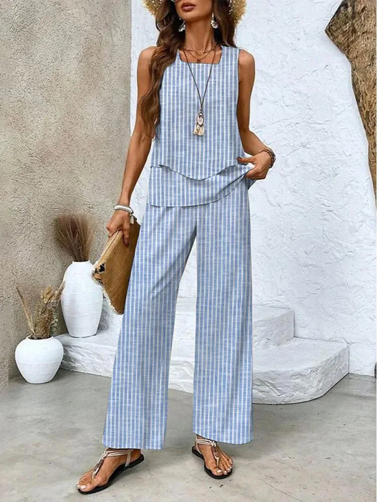 KATHERINE | LIGHT & ELEGANT TWO-PIECE SUMMER SUIT