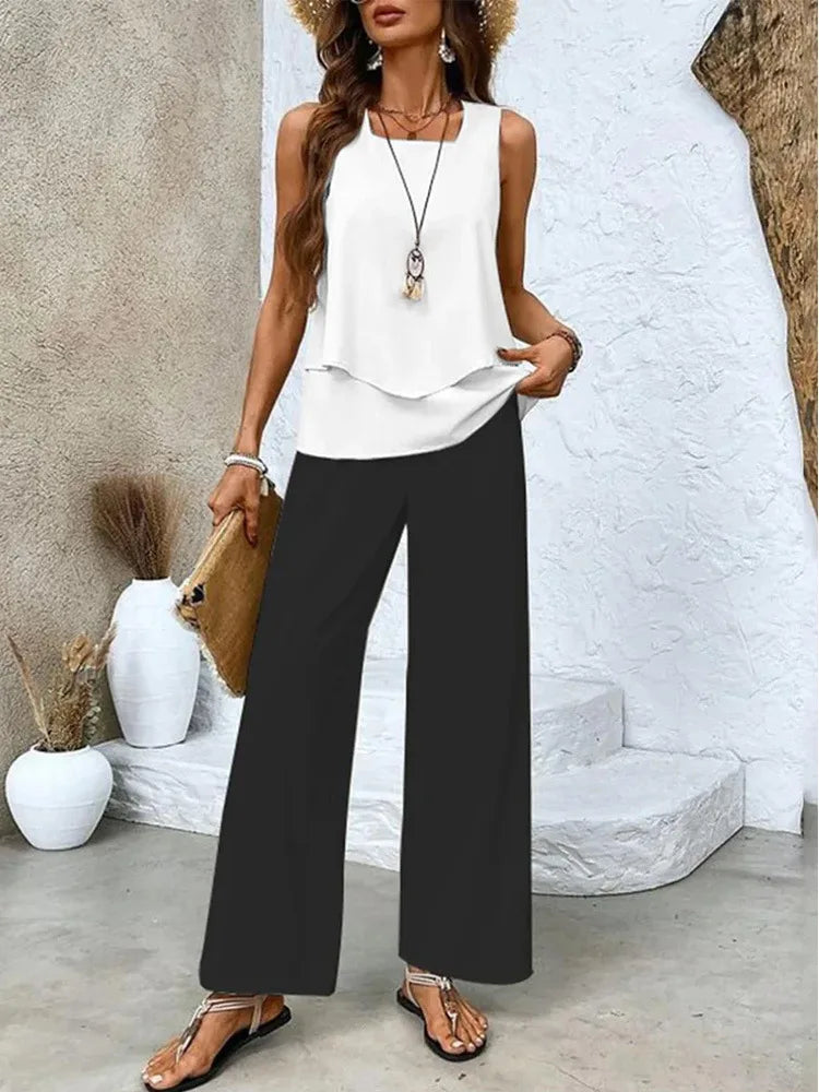 KATHERINE | LIGHT & ELEGANT TWO-PIECE SUMMER SUIT