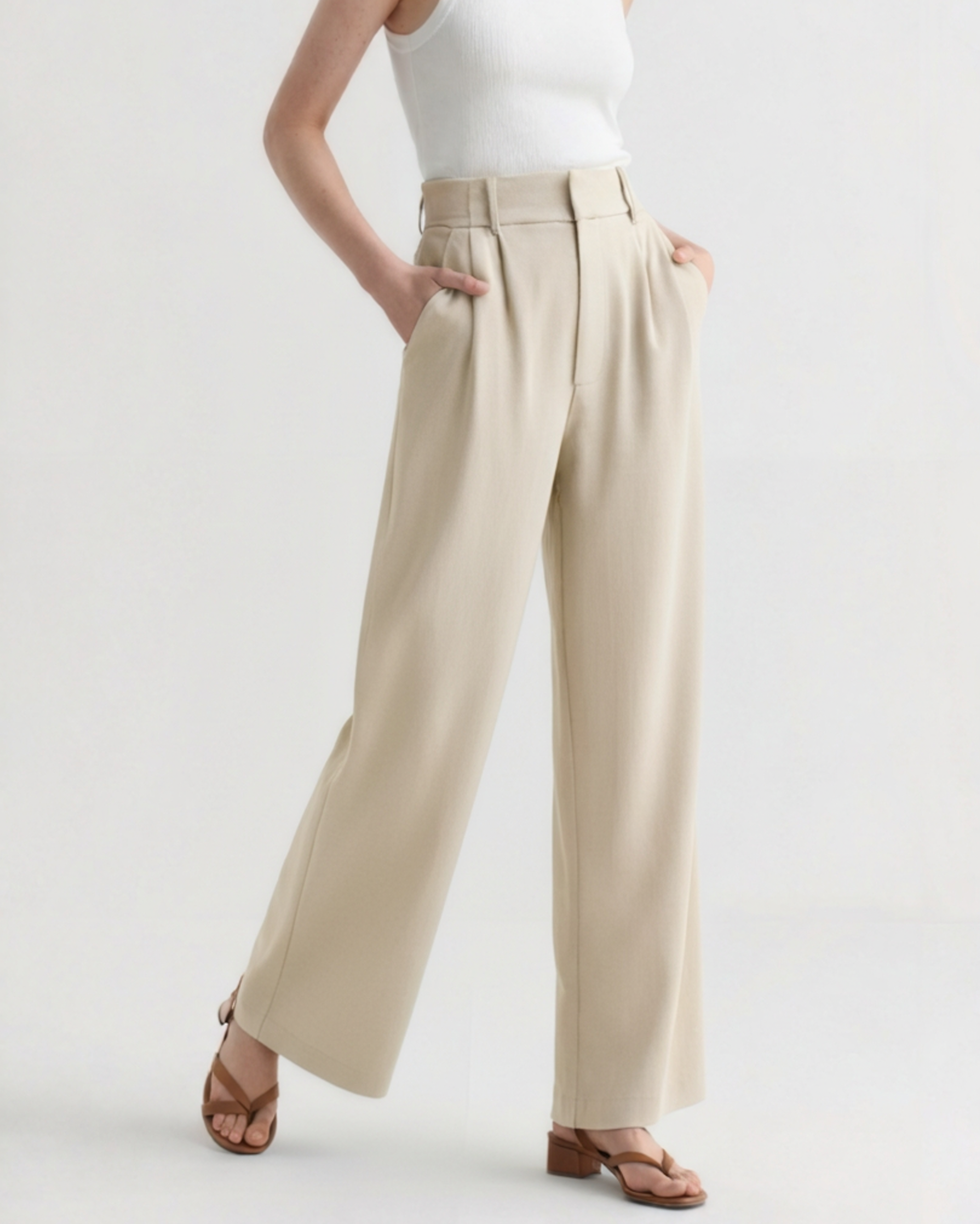 Caroline Wide-Leg Trousers