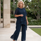 CONSTANCE | ELEGANT CHIFFON TWO-PIECE SET