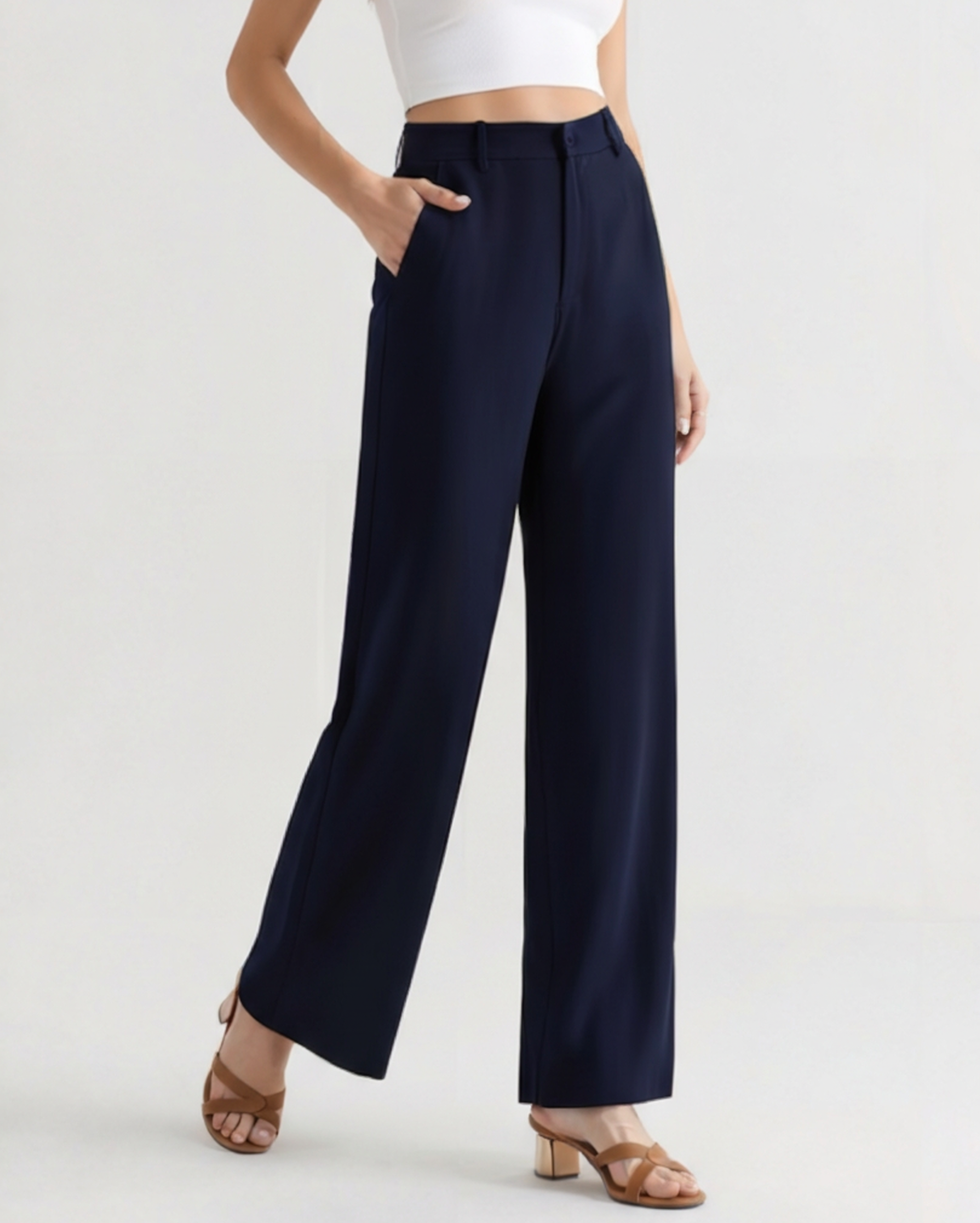 Caroline Wide-Leg Trousers