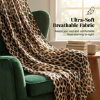 Leopard Print V-Neck Wide-Leg Jumpsuit