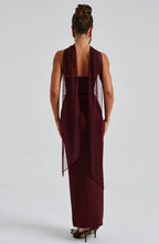 PEONY | GRACEFUL SATIN DRESS