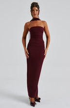 PEONY | GRACEFUL SATIN DRESS