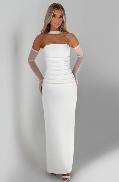 PEONY | GRACEFUL SATIN DRESS
